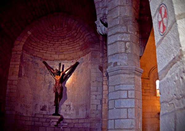 Cristo crucificado de la iglesia del Crucifijo de Puente la Reina